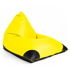 Кресло-мешок SURF SMART из искусственной кожи - желтый цена и информация | Кресла-мешки и пуфы | pigu.lt