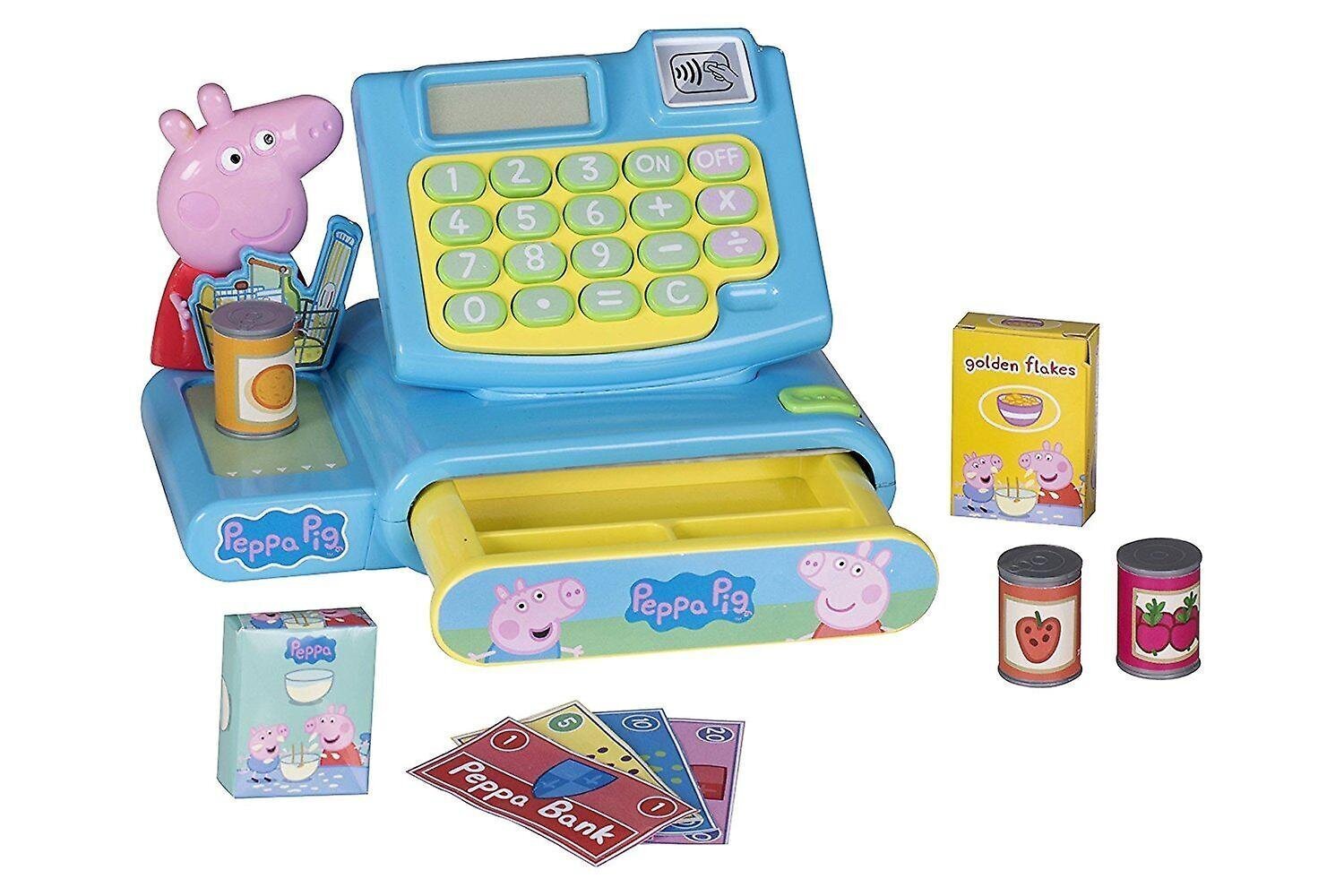 Žaislinis kasos aparatas su priedais Kiaulytė Pepa (Peppa Pig) kaina ir informacija | Žaislai mergaitėms | pigu.lt