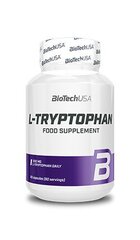 Пищевая добавка BioTech L-Tryptophan, 60 капс., MP-798/20 цена и информация | Аминокислоты | pigu.lt