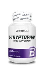 Maisto papildas BioTech L-Tryptophan, 60 kaps. kaina ir informacija | Aminorūgštys | pigu.lt