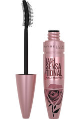 Тушь Maybelline New York Lash Sensational Black Rose, 9,5 мл 05 Midnight Black цена и информация | Тушь, средства для роста ресниц, тени для век, карандаши для глаз | pigu.lt