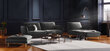 Minkštų baldų komplektas Cosmopolitan Design Florence, tamsiai pilkas kaina ir informacija | Minkštų baldų komplektai | pigu.lt