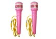 Mikrofonas dvigubas su muzikiniu stovu ir kareoke funkcija, rožinis цена и информация | Lavinamieji žaislai | pigu.lt
