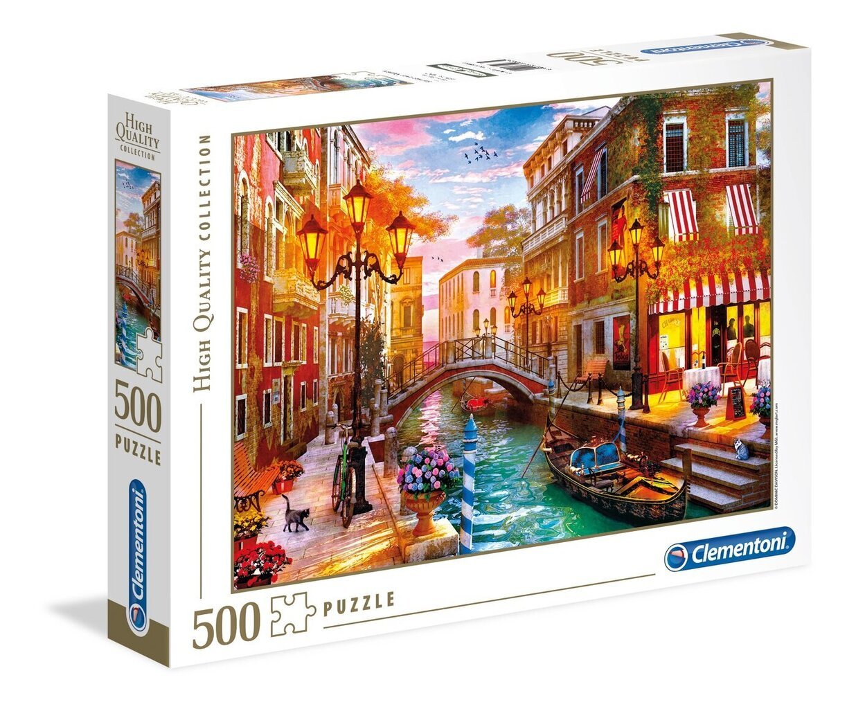 Dėlionė Clementoni Salėlydis Venecijoje, 500 d. kaina ir informacija | Dėlionės (puzzle) | pigu.lt