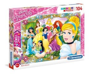 Dėlionė Clementoni Disnėjaus Princesės (Disney Princess), 104 d. kaina ir informacija | Dėlionės (puzzle) | pigu.lt