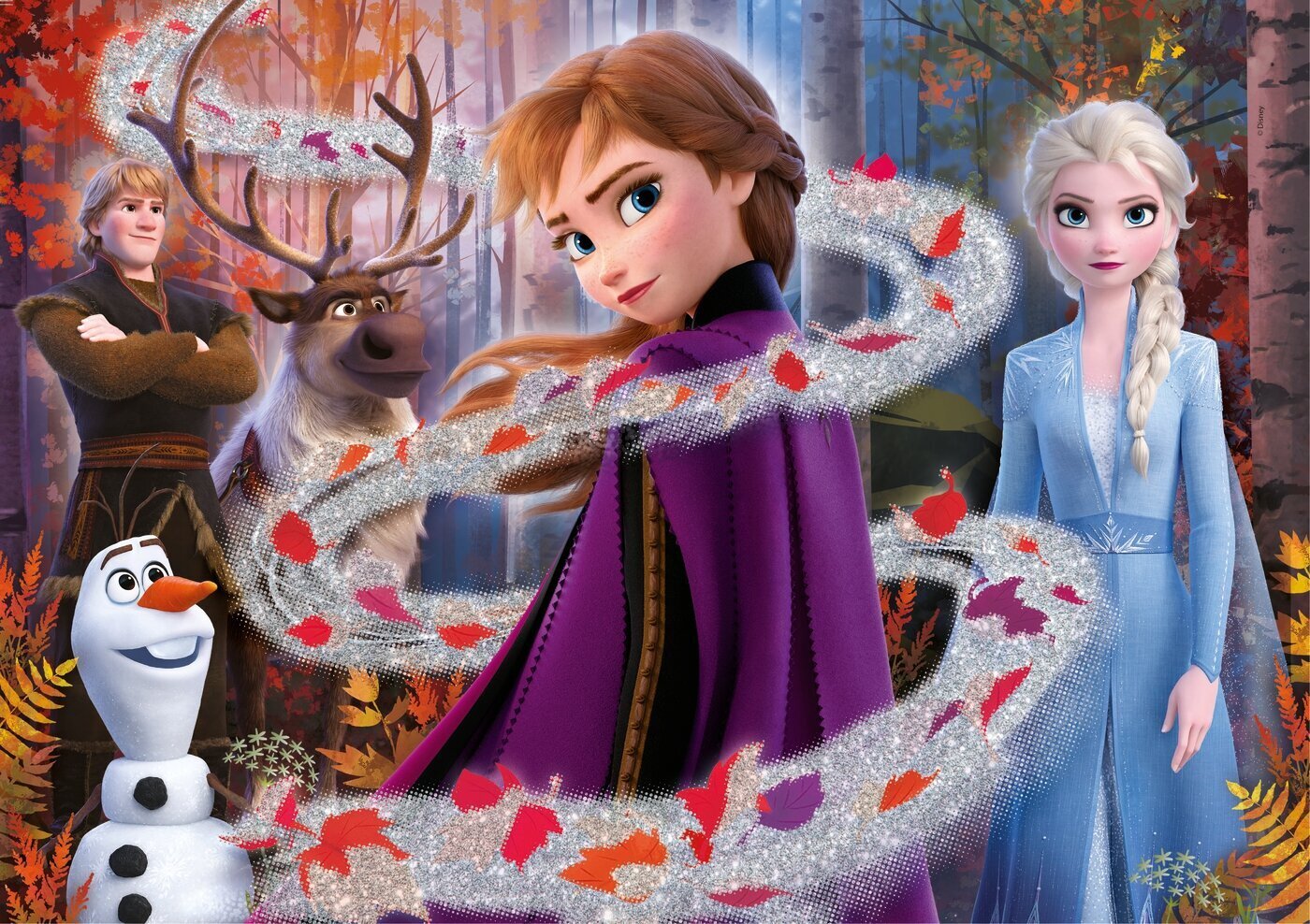 Dėlionė Clementoni Ledo šalis 2 (Frozen 2), 104 d. kaina ir informacija | Dėlionės (puzzle) | pigu.lt