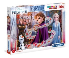 Пазл Clementoni Страна льда 2 (Frozen 2), 104 д. цена и информация | Пазлы | pigu.lt