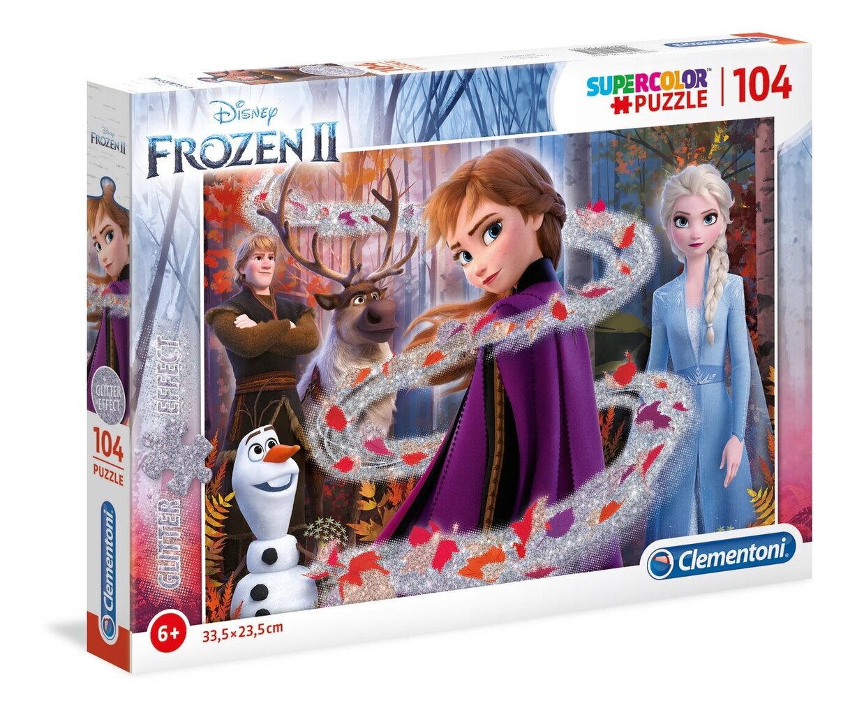 Dėlionė Clementoni Ledo šalis 2 (Frozen 2), 104 d. kaina ir informacija | Dėlionės (puzzle) | pigu.lt