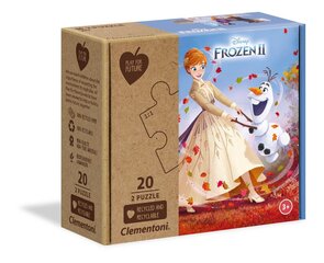 Набор пазлов Clementoni Play For Future Страна льда 2 (Frozen 2), 2 x 20 д. цена и информация | Пазлы | pigu.lt