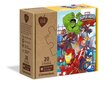 Dėlionių rinkinys Clementoni Marvel Super Hero, 2 x 20 d. цена и информация | Dėlionės (puzzle) | pigu.lt