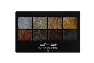 Тени для век BYS Glitter Eye Creme RAZZLE DAZZLE, 8 шт. цена и информация | Тушь, средства для роста ресниц, тени для век, карандаши для глаз | pigu.lt