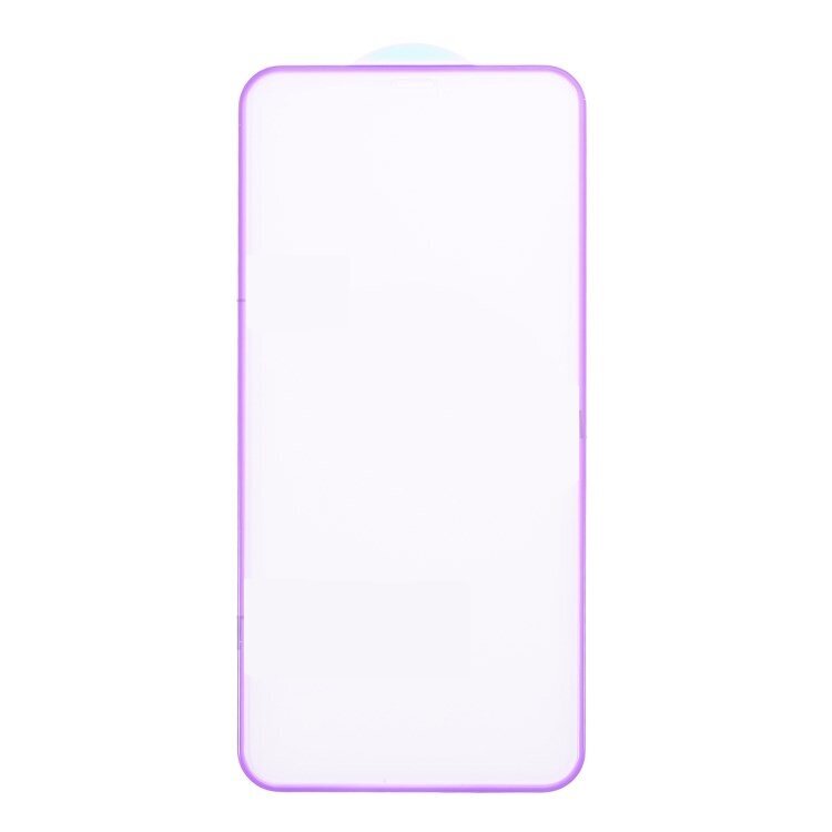 Grūdinto stiklo ekrano apsauga SILICONE EDGE iPhone XR/11 PURPLE FULL GLUE, FULL COVER, SOUNDBERRY. kaina ir informacija | Apsauginės plėvelės telefonams | pigu.lt