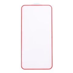 Защитное стекло SILICONE EDGE для iPhone 7/8 RED цена и информация | Защитные пленки для телефонов | pigu.lt