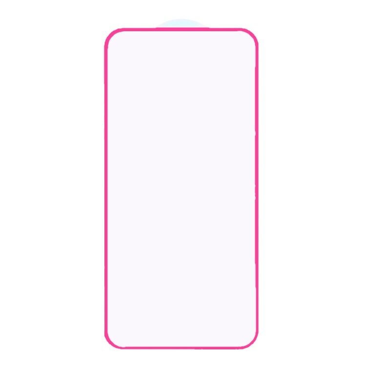 Grūdinto stiklo ekrano apsauga SILICONE EDGE iPhone 7PLUS/8PLUS PINK FULL GLUE, FULL COVER, SOUNDBERRY. kaina ir informacija | Apsauginės plėvelės telefonams | pigu.lt