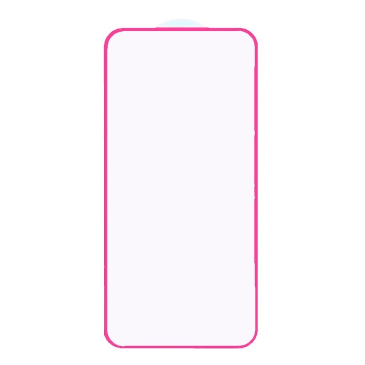 Grūdinto stiklo ekrano apsauga SILICONE EDGE iPhone 7PLUS/8PLUS PINK FULL GLUE, FULL COVER, SOUNDBERRY. цена и информация | Apsauginės plėvelės telefonams | pigu.lt