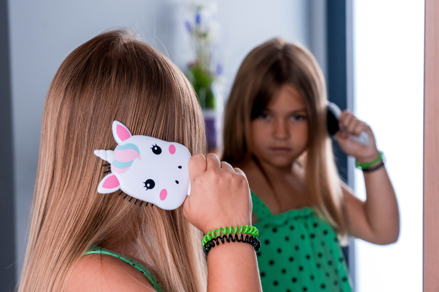 Plaukų šepetys vaikams Martinelia Sweet Dreams Unicorn kaina ir informacija | Šepečiai, šukos, žirklės | pigu.lt
