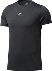 Marškinėliai vyrams Reebok Wor Melange Ss Tee, juodi kaina ir informacija | Sportinė apranga vyrams | pigu.lt