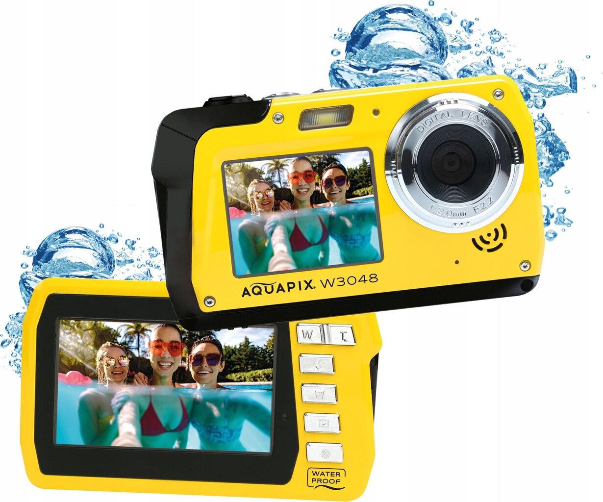 EasyPix AquaPix W3048 Edge kaina ir informacija | Skaitmeniniai fotoaparatai | pigu.lt