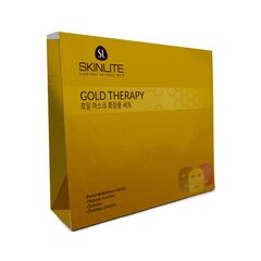 Veido kaukių rinkinys Skinlite Gold Therapy, 3 vnt. kaina ir informacija | Veido kaukės, paakių kaukės | pigu.lt
