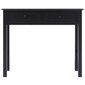 Konsolinis staliukas, 90x30x77 cm, juodas kaina ir informacija | Kavos staliukai | pigu.lt