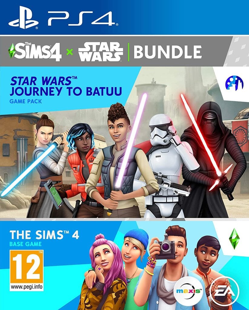 PS4 Sims 4: Star Wars Bundle incl. Journey to Batuu Game Pack kaina ir informacija | Kompiuteriniai žaidimai | pigu.lt
