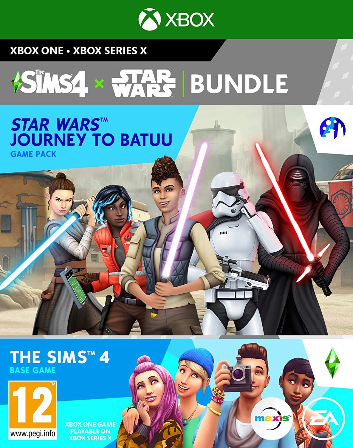 Компьютерная игра Xbox One Sims 4 : Star Wars Bundle incl. Journey to Batuu  Game Pack. цена | pigu.lt