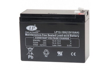 LP 10Ah 12V VRLA akumuliatorius kaina ir informacija | Akumuliatoriai | pigu.lt