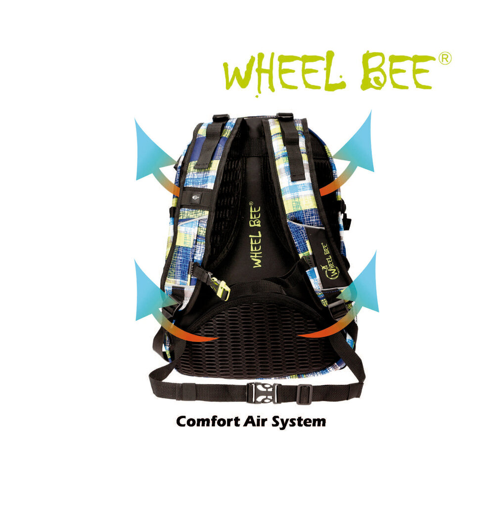 Kuprinė Wheel-Bee Generation Z 30 l, žalia kaina ir informacija | Kuprinės ir krepšiai | pigu.lt