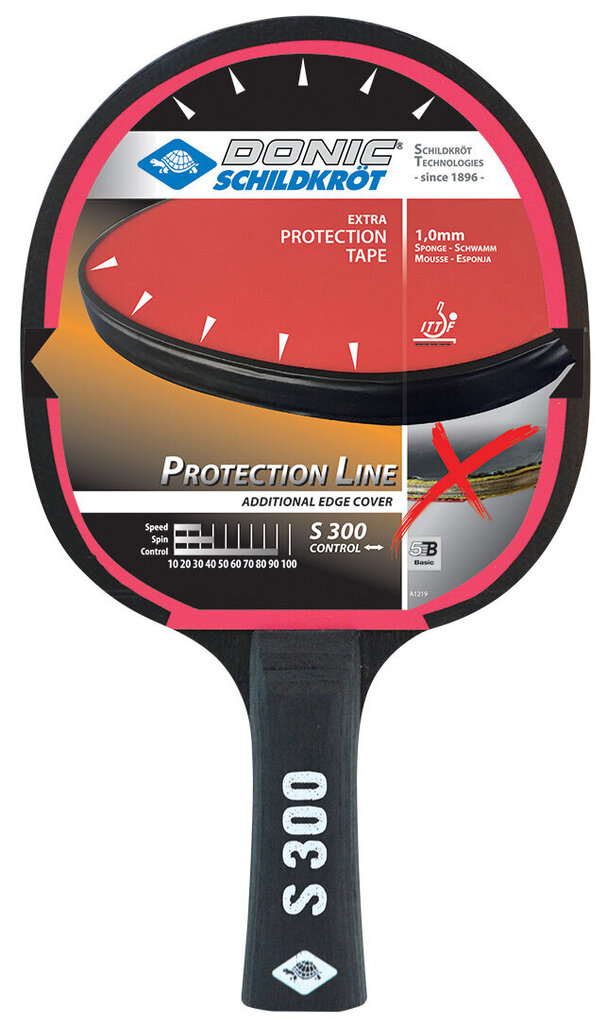Stalo teniso raketė Donic-Schildkrot Line S300 kaina ir informacija | Stalo teniso raketės, dėklai ir rinkiniai | pigu.lt