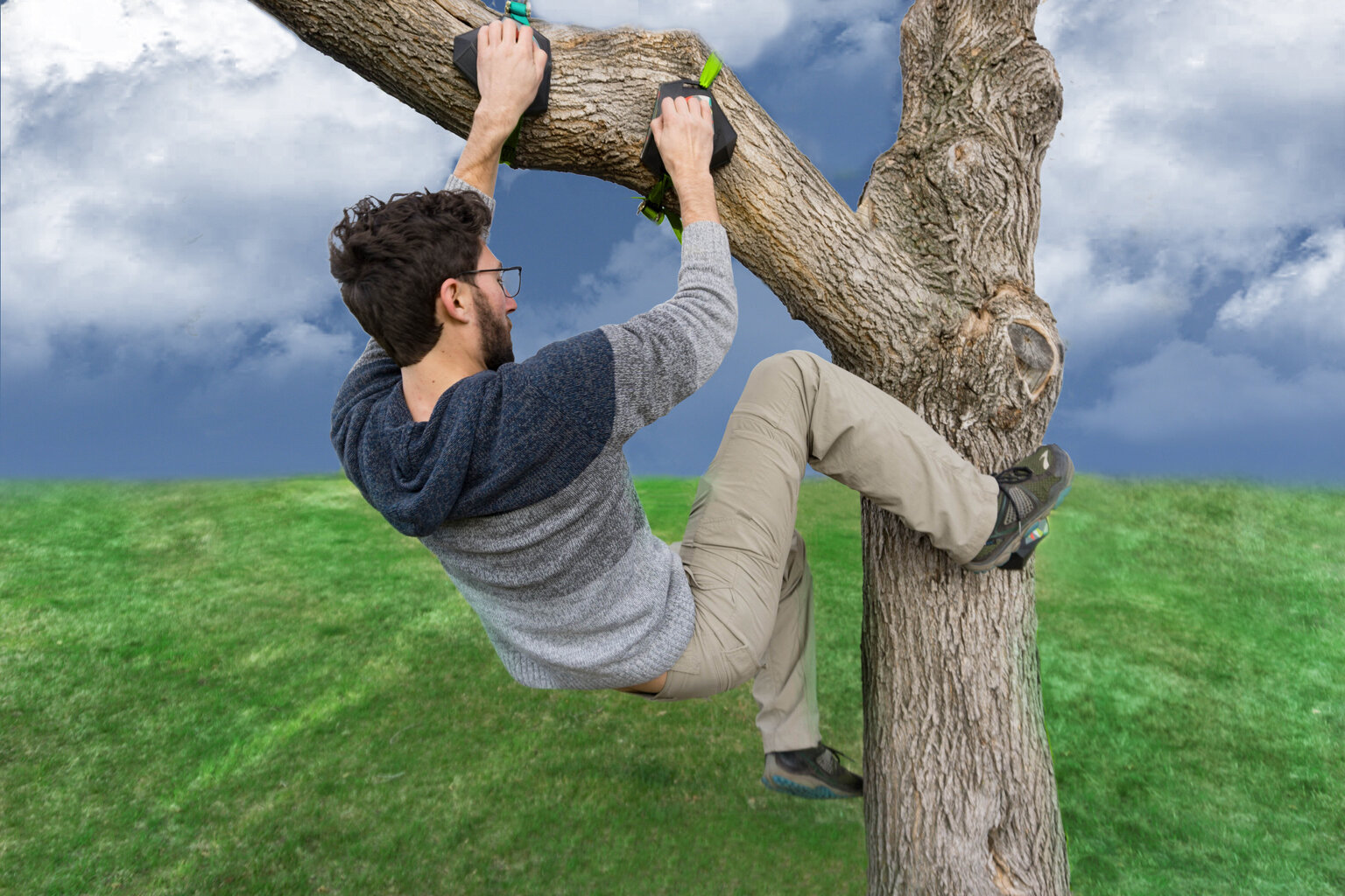 Laipiojimo rankenos Treeclimbers kaina ir informacija | Lauko žaidimai | pigu.lt