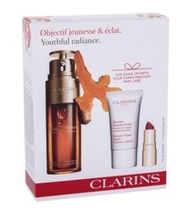 Kosmetikos rinkinys Clarins: veido serumas, 50 ml + veido balzamas, 50 ml + lūpų dažai, 1,5 g kaina ir informacija | Veido aliejai, serumai | pigu.lt