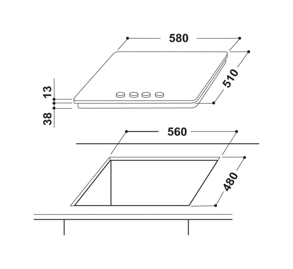 Indesit THP 641 IX/I kaina ir informacija | Kaitlentės | pigu.lt