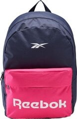 Рюкзак Reebok Active Core S, 29 л, синий/розовый цена и информация | Рюкзаки и сумки | pigu.lt
