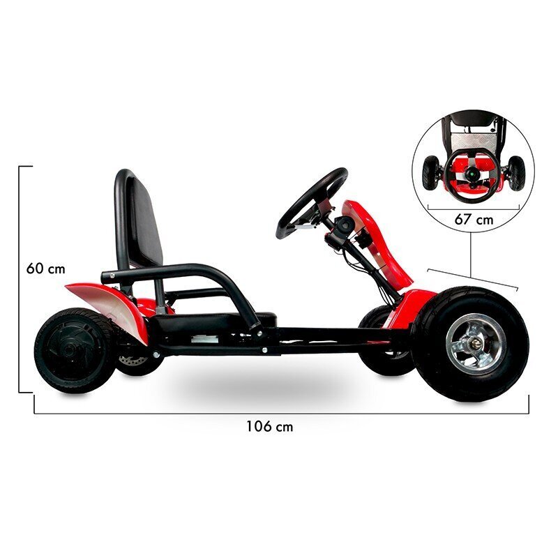 Elektrinis kartingas Beaster Scooter BS306 цена и информация | Žaislai berniukams | pigu.lt