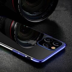 Hurtel Clear Color Case skirtas iPhone 12 Pro Max, juodas kaina ir informacija | Telefono dėklai | pigu.lt