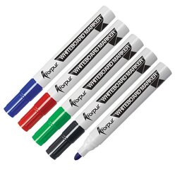 Набор маркеров для доски и тетрадей Forpus, 4 цвета цена и информация | Канцелярские товары | pigu.lt