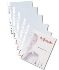 Кармашки Esselte, A4 прозрачные, 100 шт. цена и информация | Kanceliarinės prekės | pigu.lt