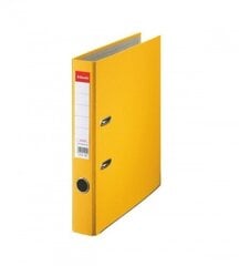 Папка Esselte A4, 50 мм, желтая цена и информация | Kanceliarinės prekės | pigu.lt