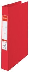 Žiedinis segtuvas Esselte Vivida A4, raudonas kaina ir informacija | Kanceliarinės prekės | pigu.lt