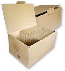 Archyvavimo dėžė - konteineris Sm-Lt, 550x350x265 mm, rudas цена и информация | Kanceliarinės prekės | pigu.lt