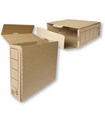 Archyvavimo dėžė Sm-Lt, 330x245x82 mm, ruda kaina ir informacija | Kanceliarinės prekės | pigu.lt