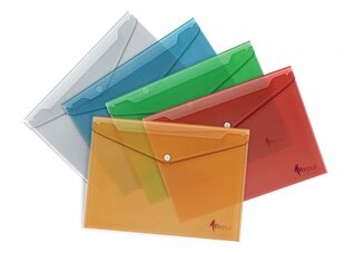 Чехол-конверт с зажимом Forpus A4, синий цена и информация | Канцелярские товары | pigu.lt