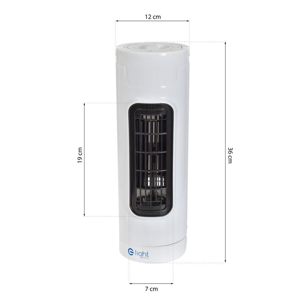 Ventiliatorius baltas 30 W kaina ir informacija | Ventiliatoriai | pigu.lt