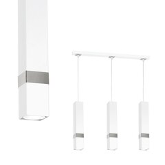 Milagro подвесной светильник Vidar White/Chrome 3 цена и информация | Люстры | pigu.lt
