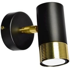 Настенный светильник DANI BLACK/GOLD 1xGU10 цена и информация | Настенные светильники | pigu.lt