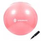 Gimnastikos kamuolys Springos, 75 cm, rožinis kaina ir informacija | Gimnastikos kamuoliai | pigu.lt