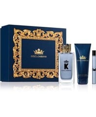 Rinkinys Dolce & Gabbana K: EDT vyrams 100 ml + 10 ml + dušo želė 50 ml kaina ir informacija | Kvepalai vyrams | pigu.lt