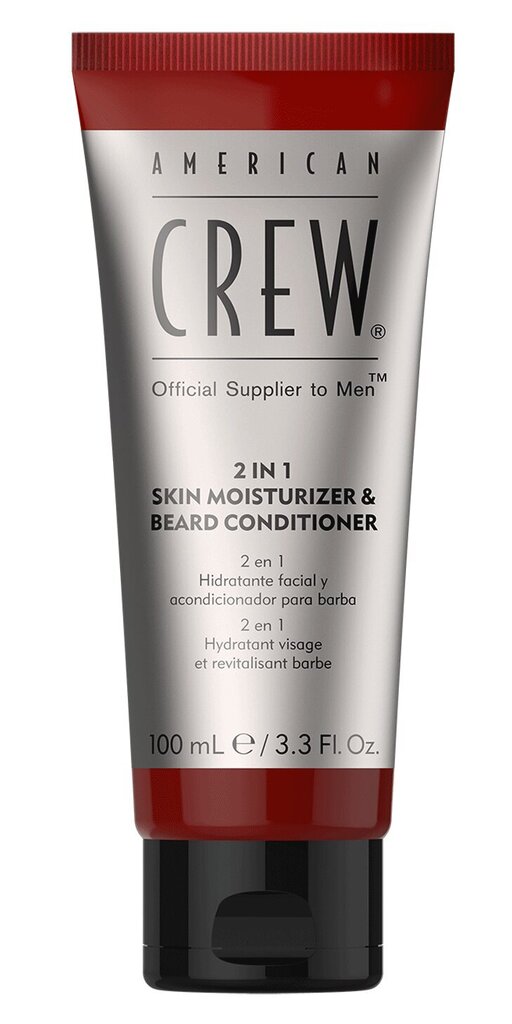 Odos drėkiklis ir barzdos kondicionierius vyrams American Crew 2-in-1 Moisturizer 100 ml цена и информация | Skutimosi priemonės ir kosmetika | pigu.lt