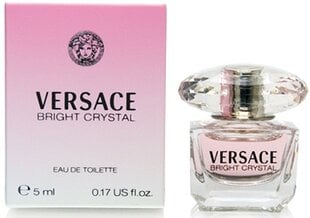 Tualetinis vanduo Versace Bright Crystal EDT moterims, 5 ml kaina ir informacija | Versace Kvepalai, kosmetika | pigu.lt