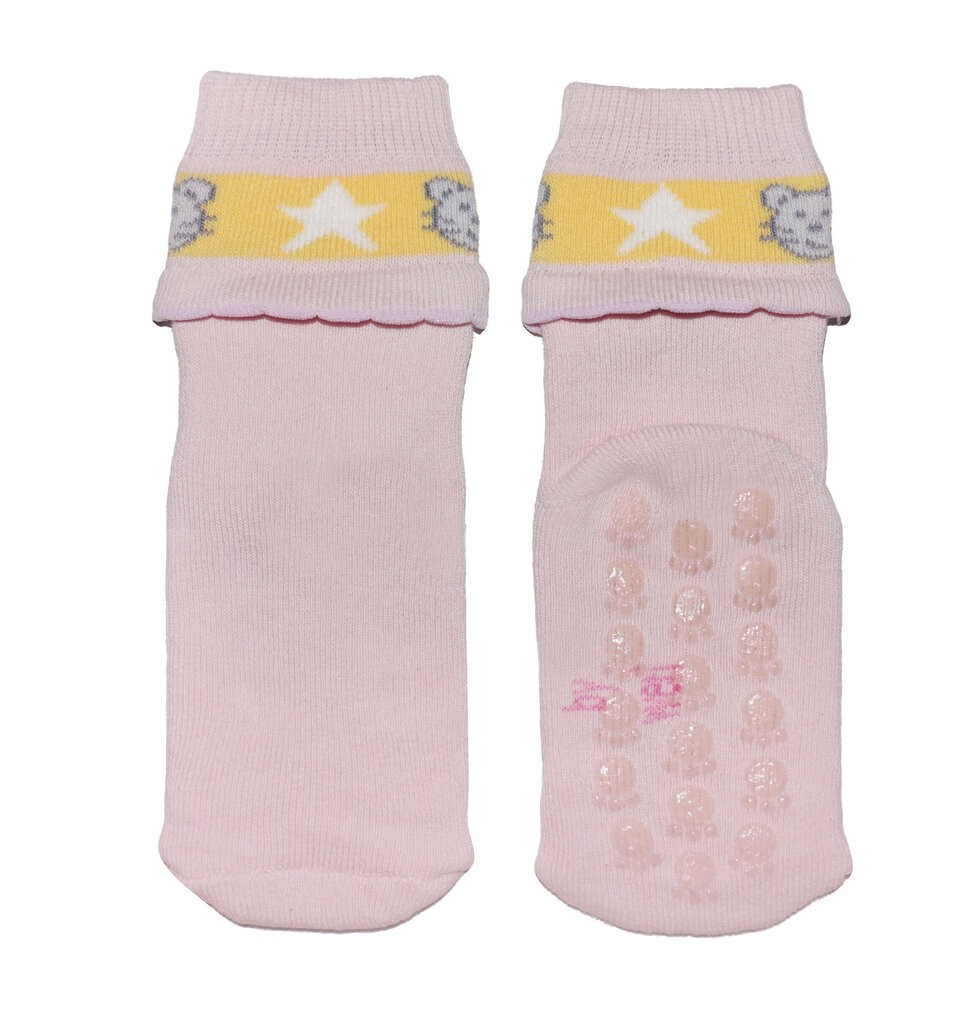 Vaikiškos neslystančios kojinės ropojimui - Lokys kaina ir informacija | Kojinės, pėdkelnės kūdikiams | pigu.lt